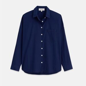 Alex Mill - Jo Shirt In Paper Poplin Dark Navy